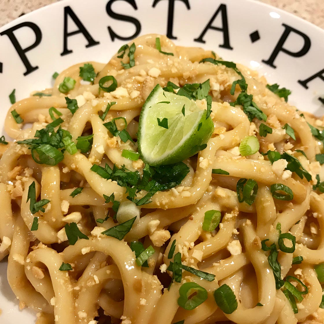 Udon Peanut Butter Noodles