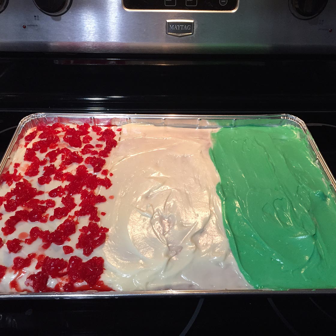 White Texas Sheet Cake