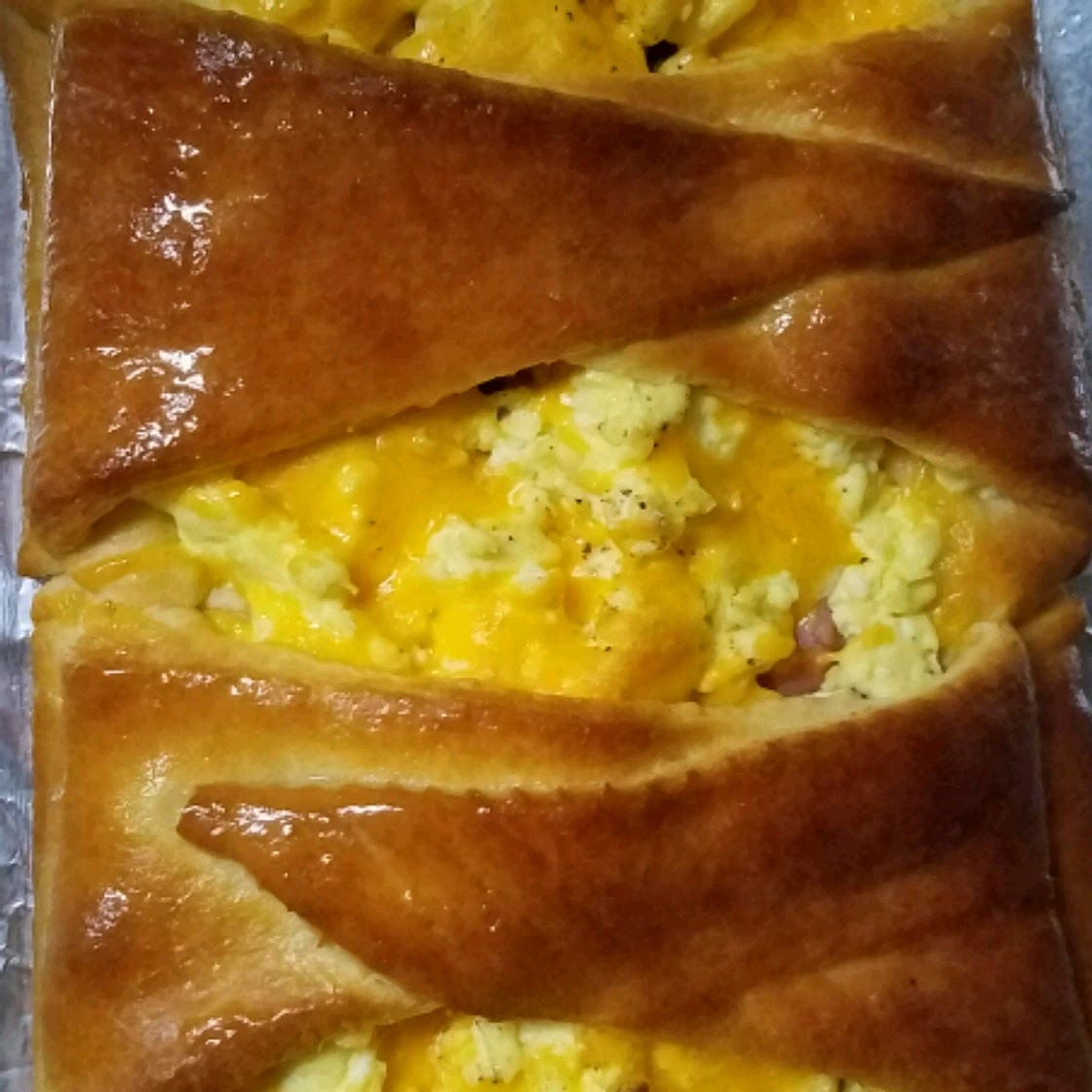 Ham Breakfast Braid