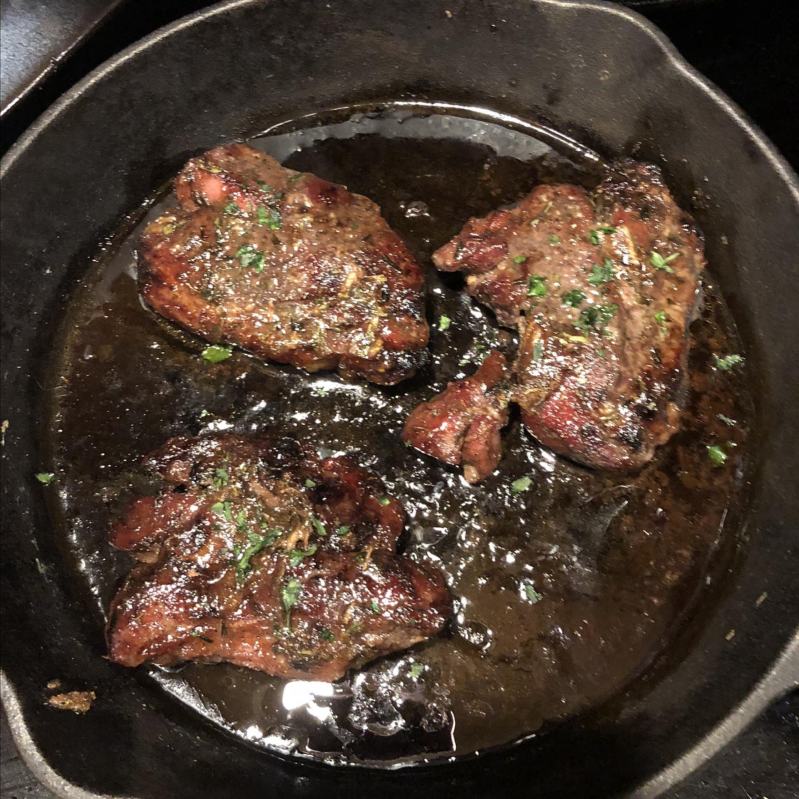 Grilled Lamb with Brown Sugar Glaze