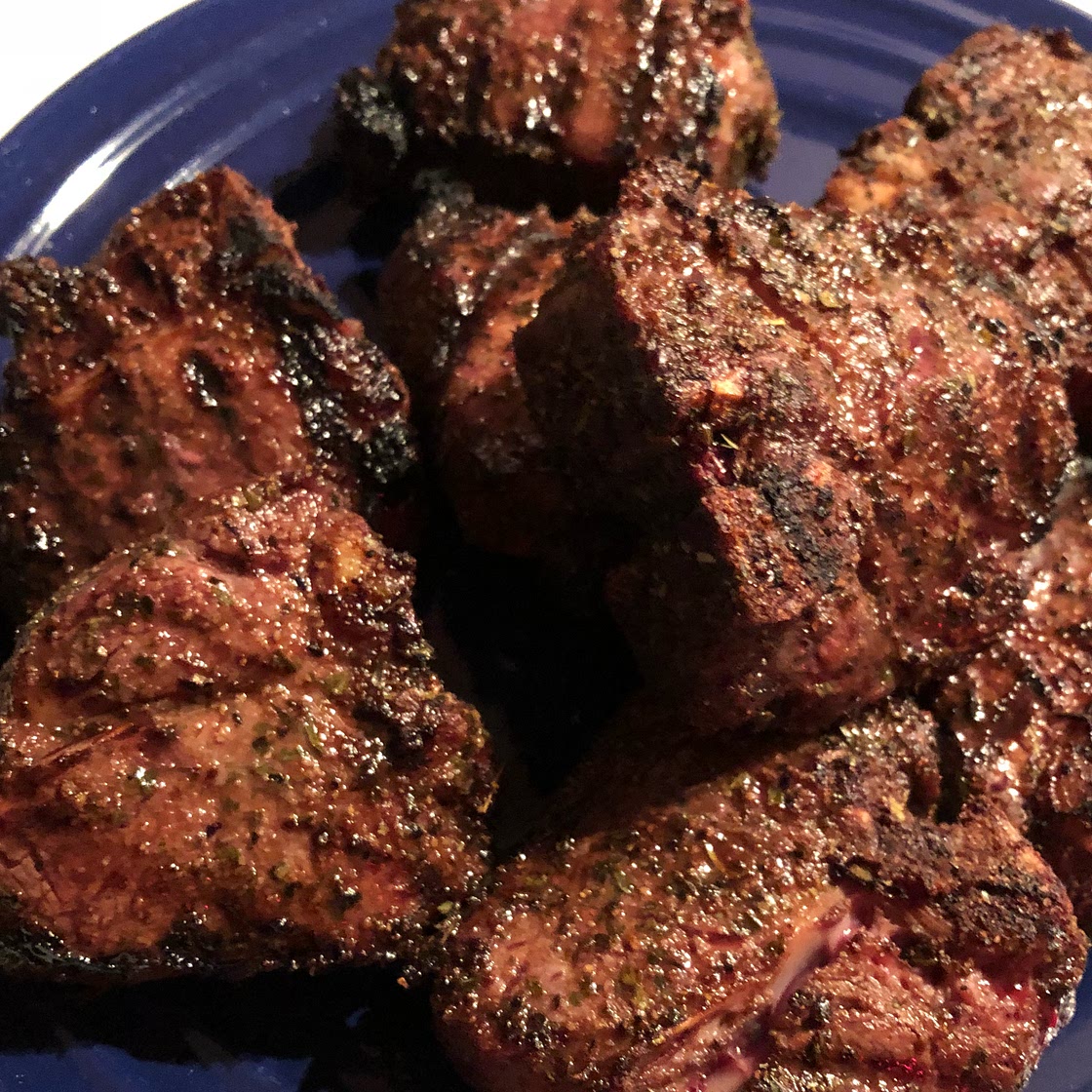 Grilled Lamb with Brown Sugar Glaze