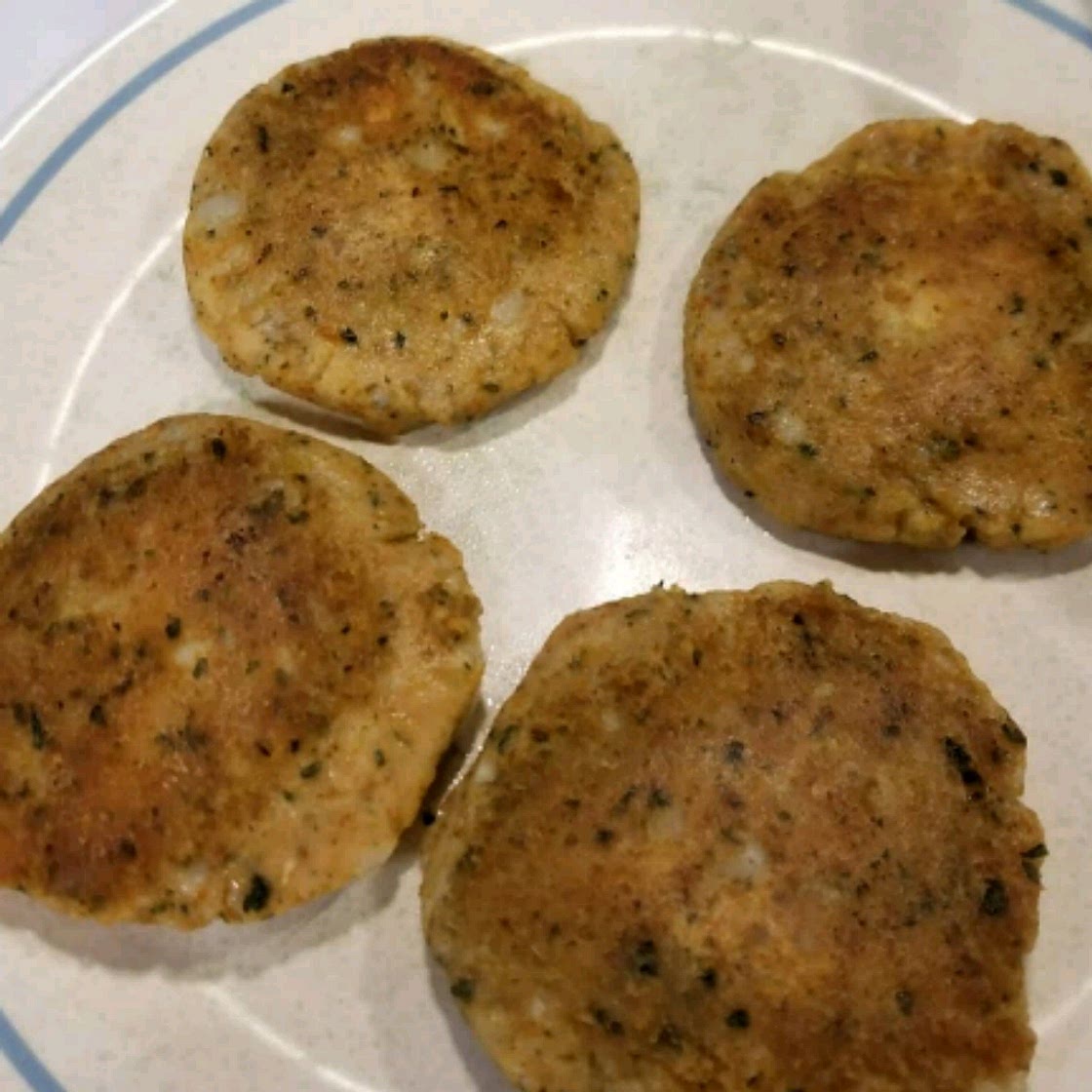 Indian Chole Aloo Tikki