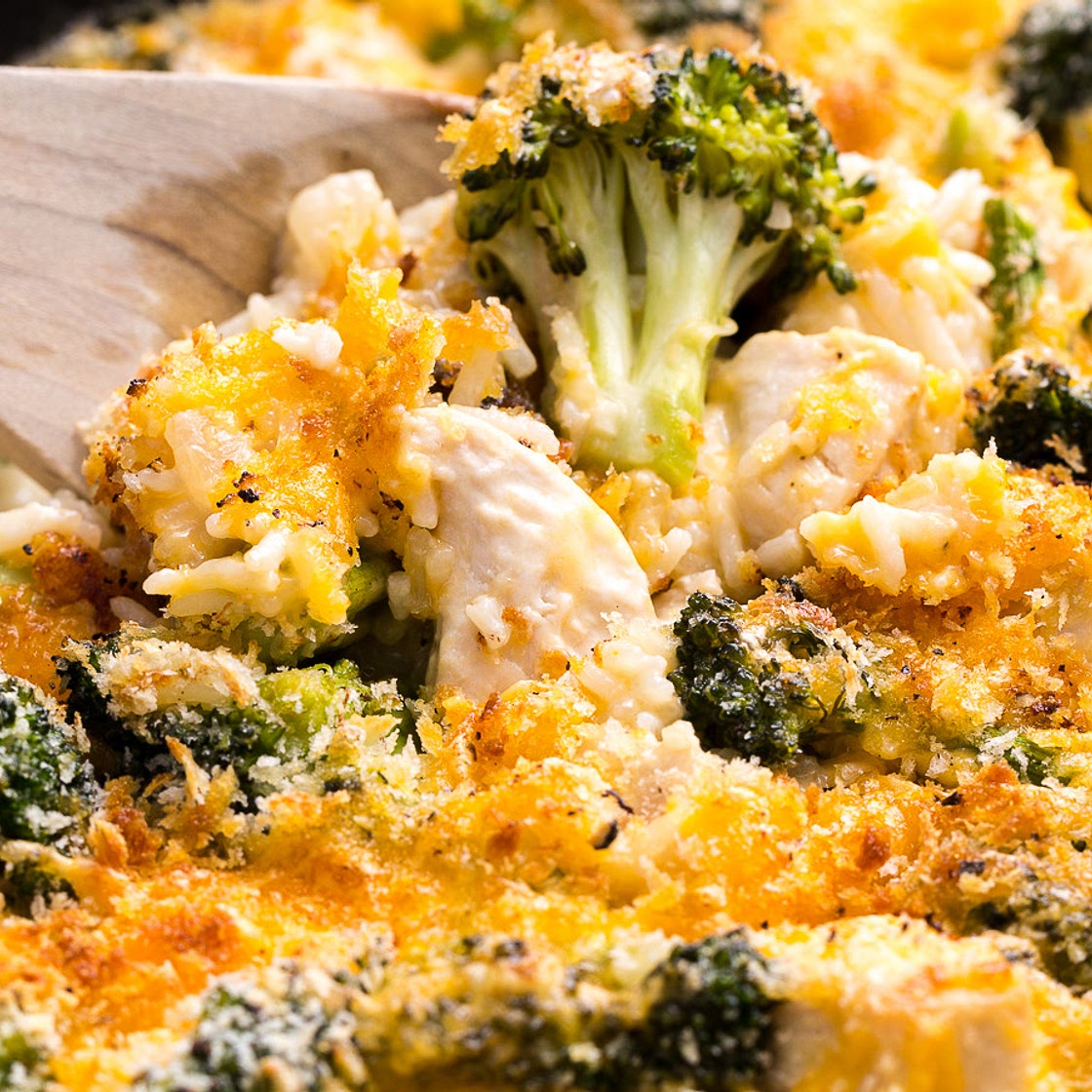 Cheesy Chicken Broccoli Bake