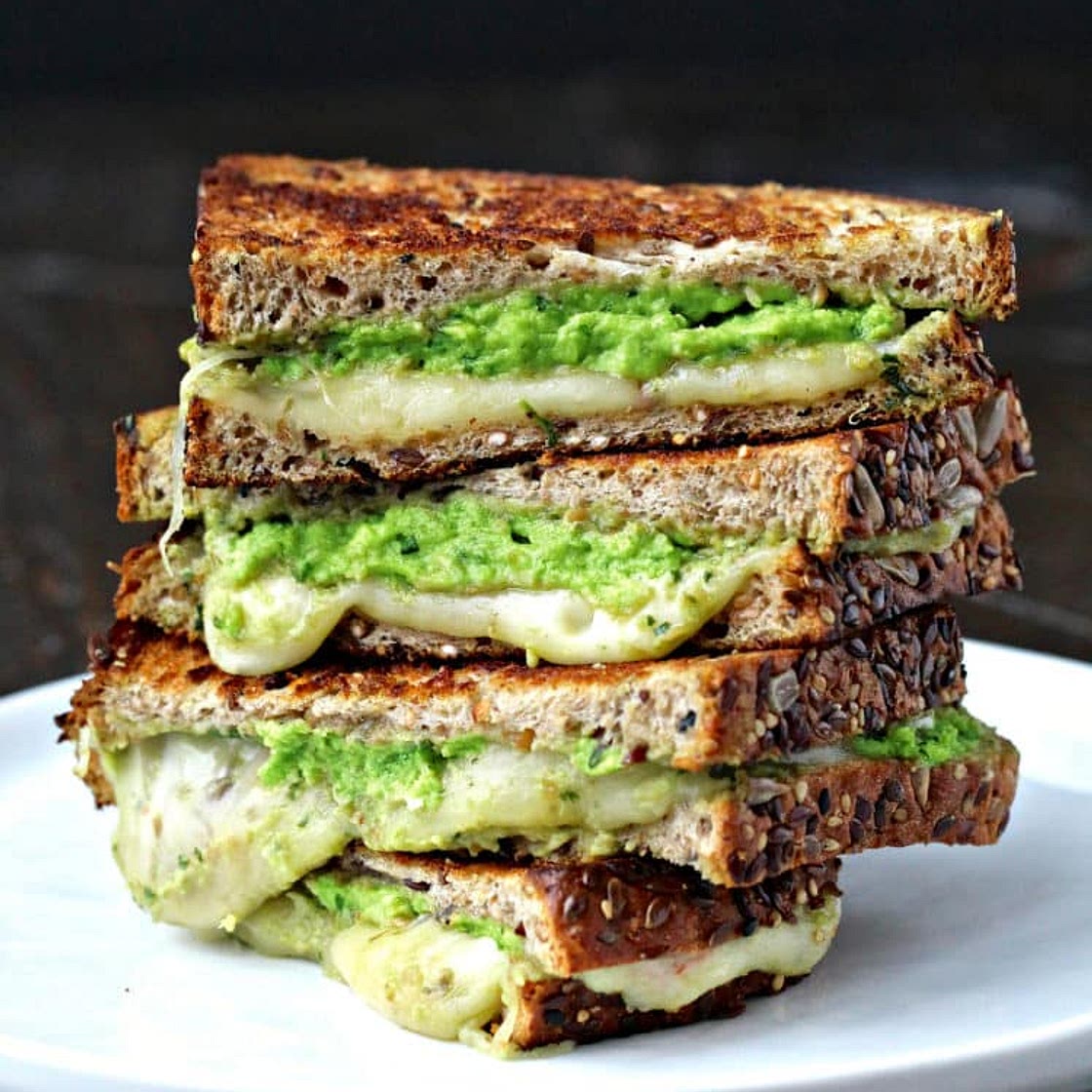 Grilled Cheese with Avocado Pesto