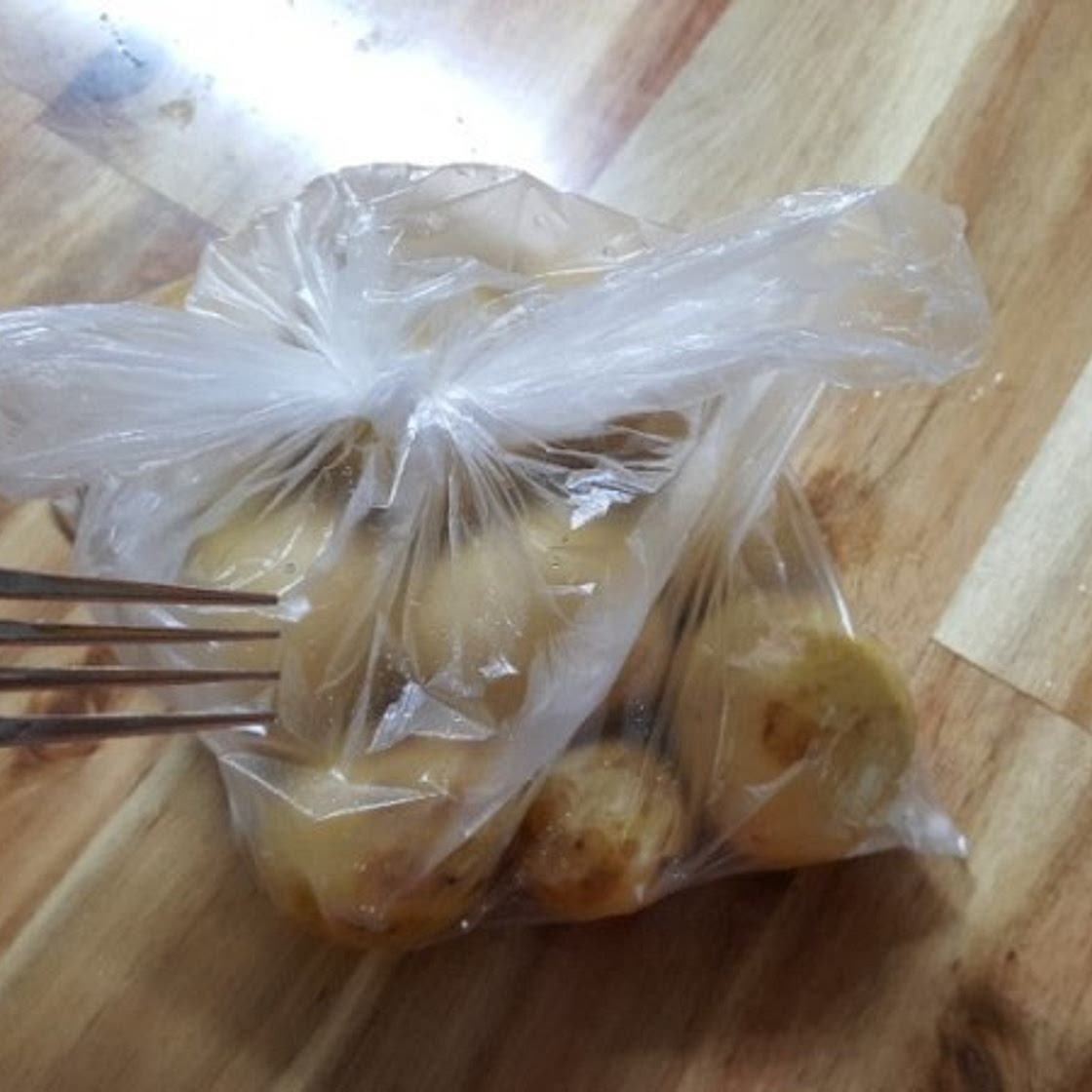 전자레인지로 감자삶기 10분