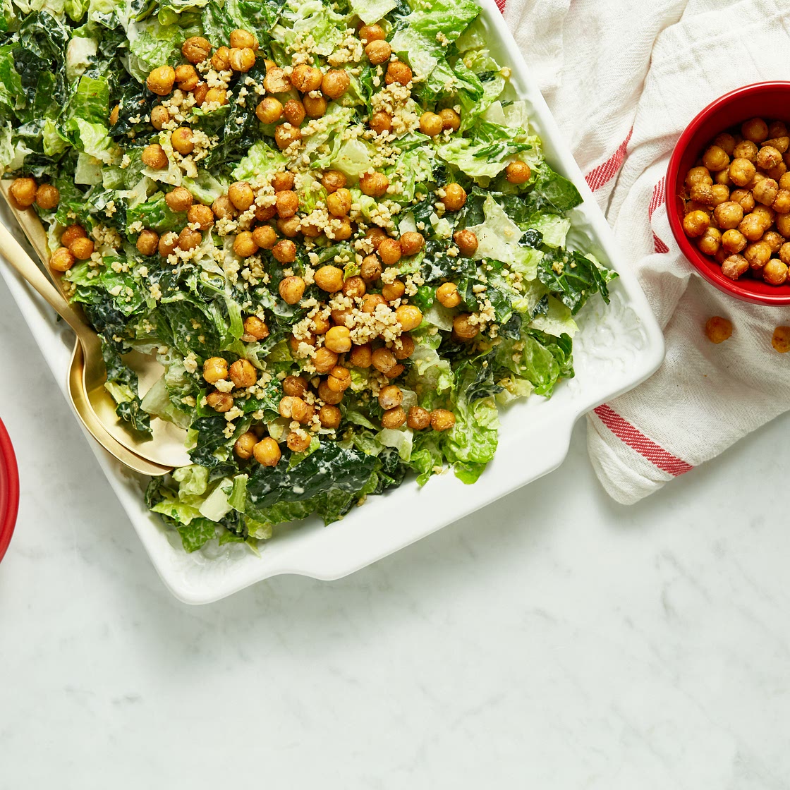 Crowd-Pleasing Vegan Caesar Salad