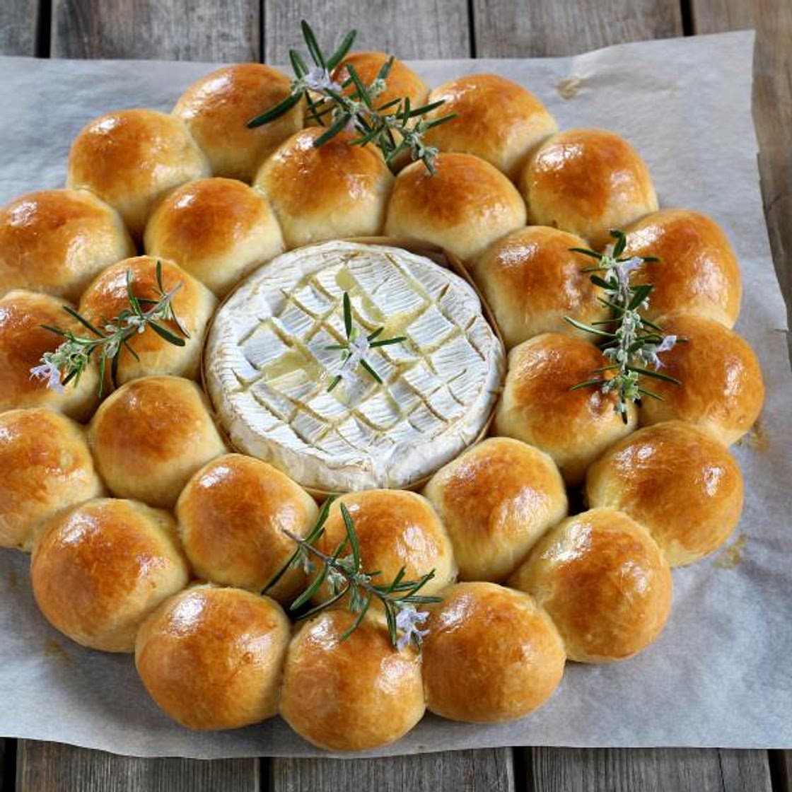 Jolie brioche au camembert