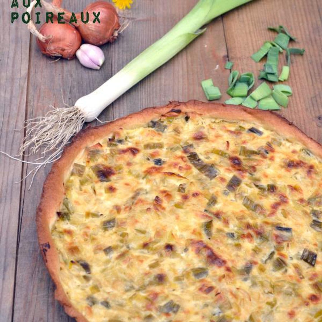 Tarte aux poireaux
