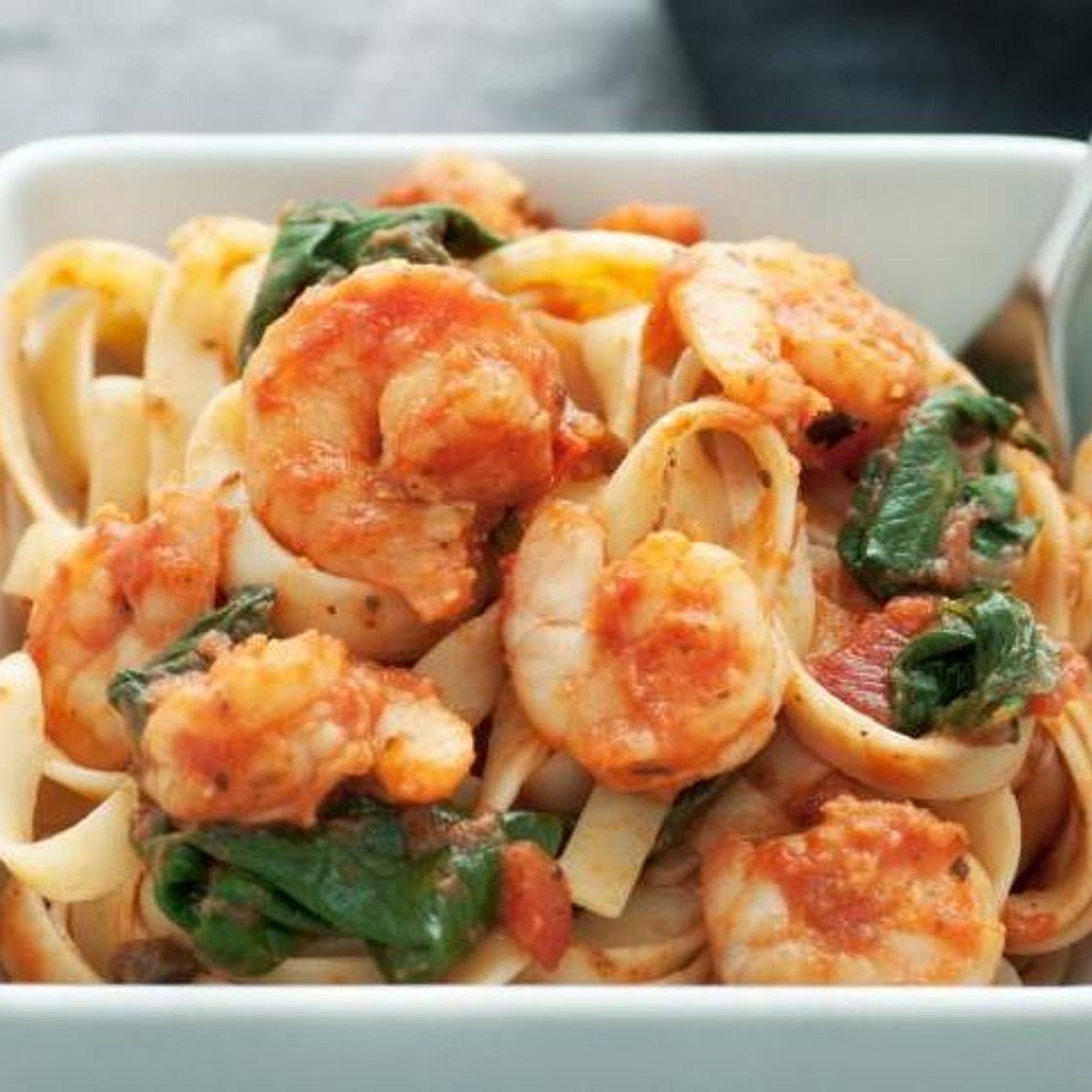 Crevettes sauce piquante