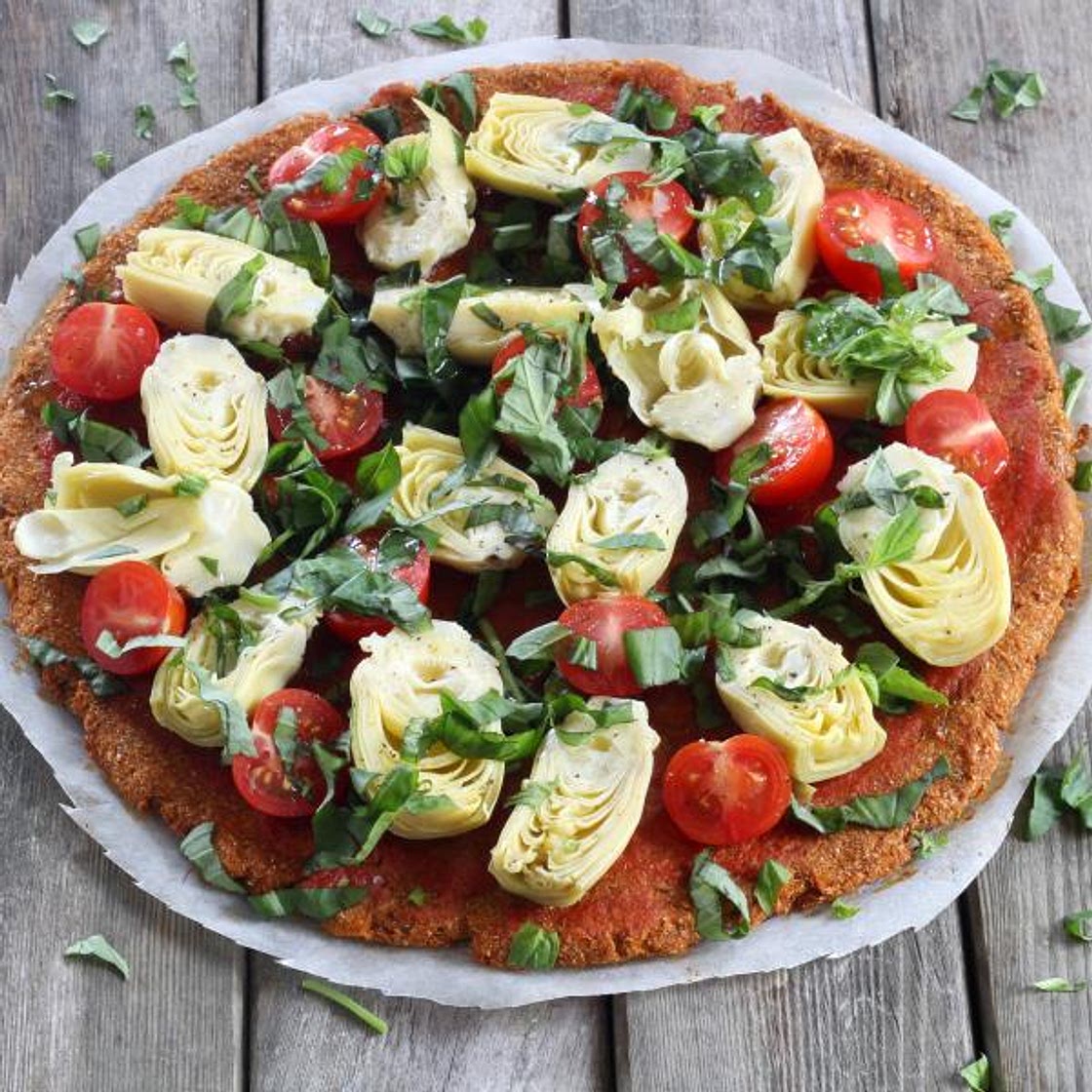 Pizza sans gluten à la patate douce