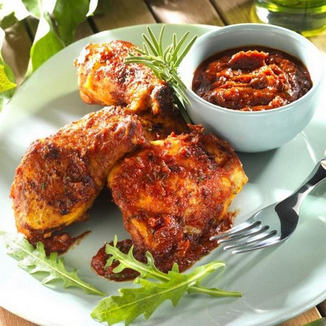 Poulet mariné barbecue