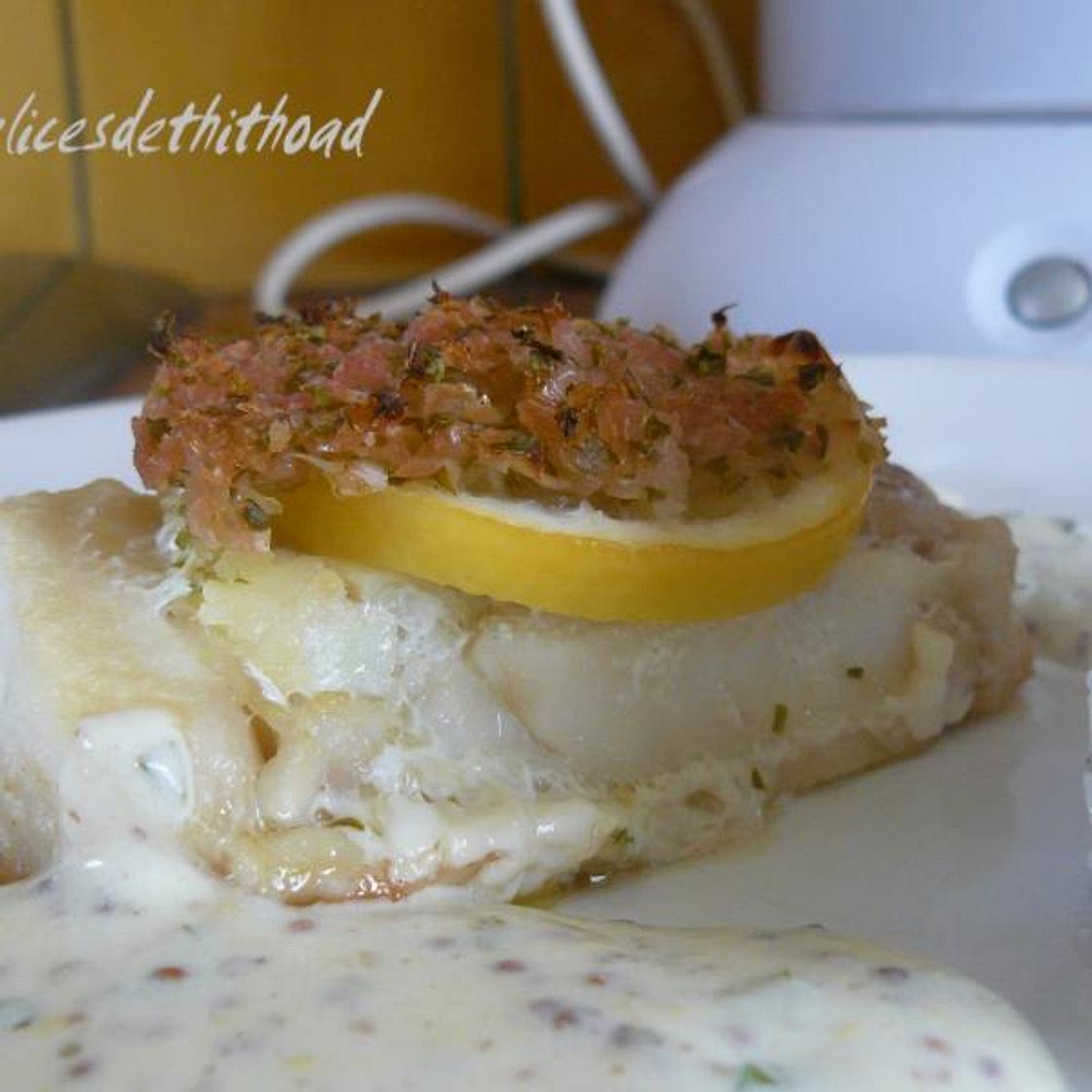 Filet de colin sauce citron
