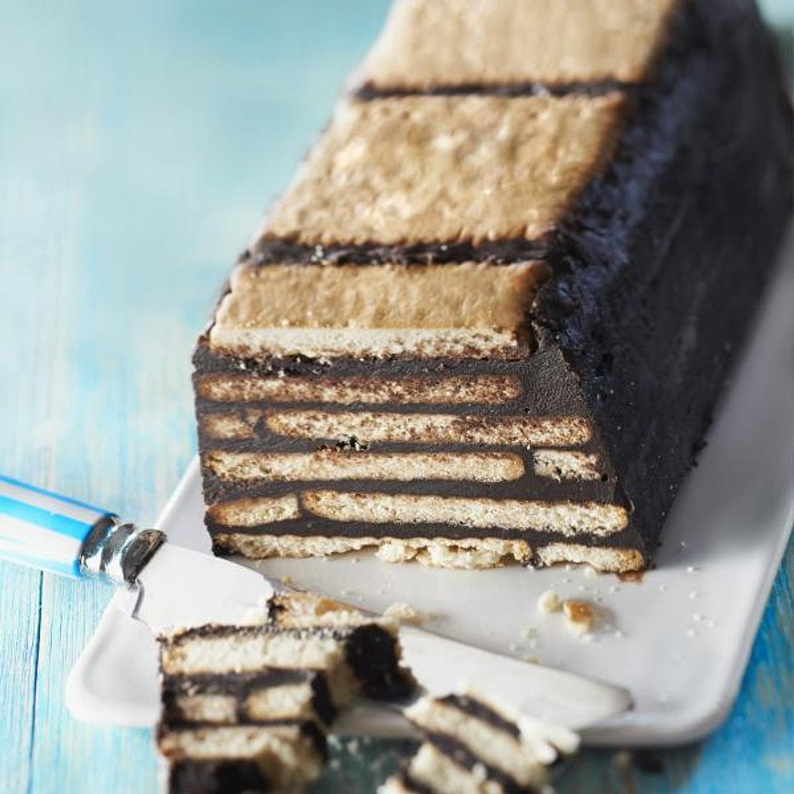 Gâteau au chocolat petits beurre/chocolat sans cuisson