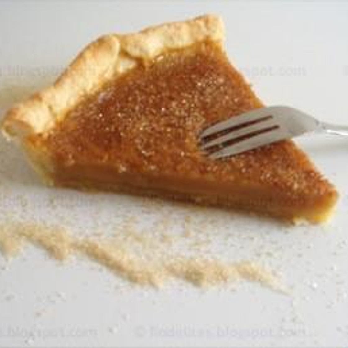 Tarte fondante au sirop d'érable