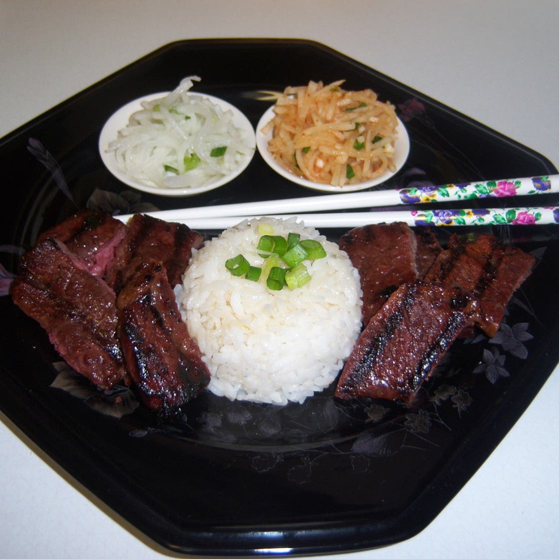 Galbi (Kalbi) Grilled Korean Short Ribs (Flanken Cut)