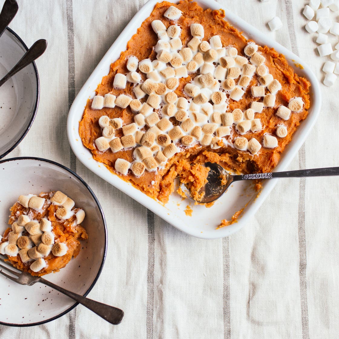 Sweet Potato (Yam) Casserole With Marshmallows