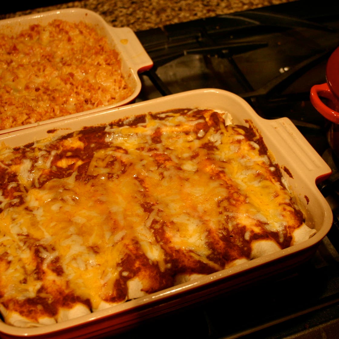 Awesome Beef & Cheesey Enchiladas