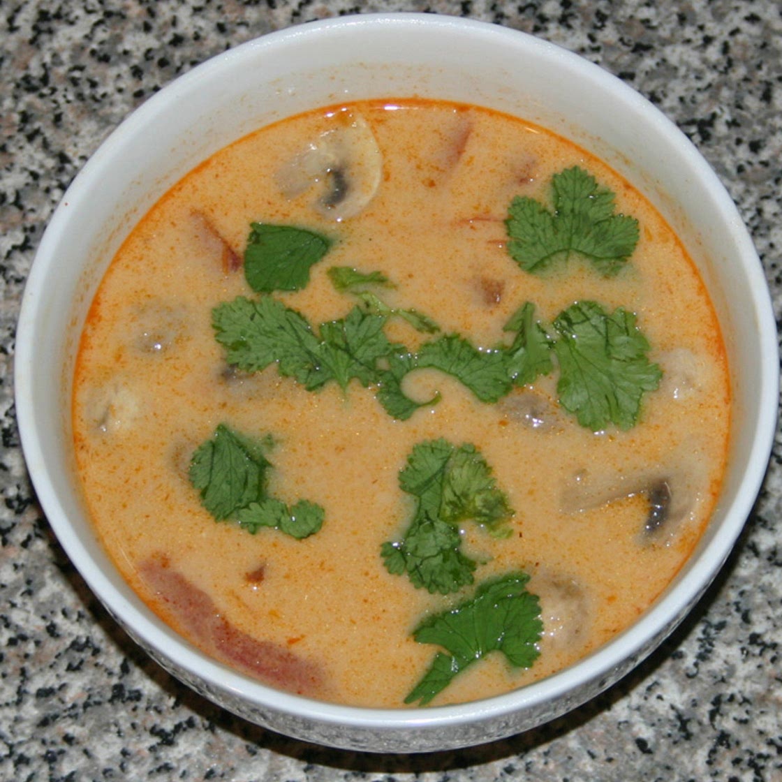 Our Favorite Chicken and Coconut Soup - Thai Style