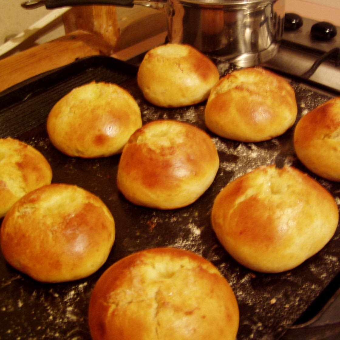 Finnish Butter Eye Buns "voisilmäpulla"