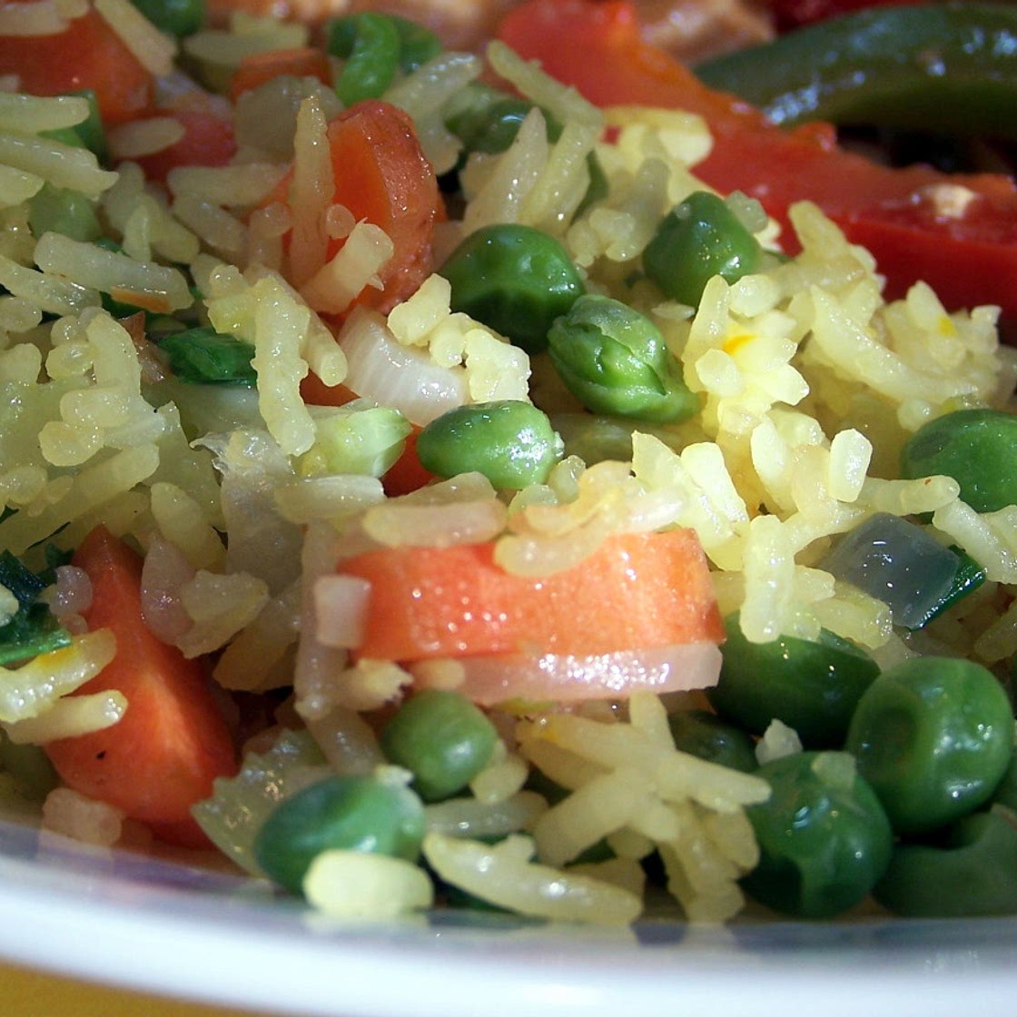 Denise's Saffron Vegetable Fried Rice