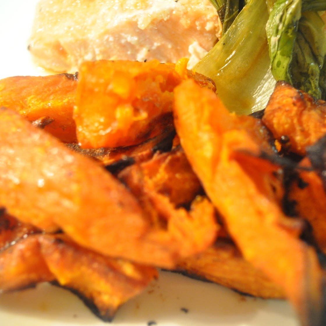 Oven Roasted Sweet Potato Wedges
