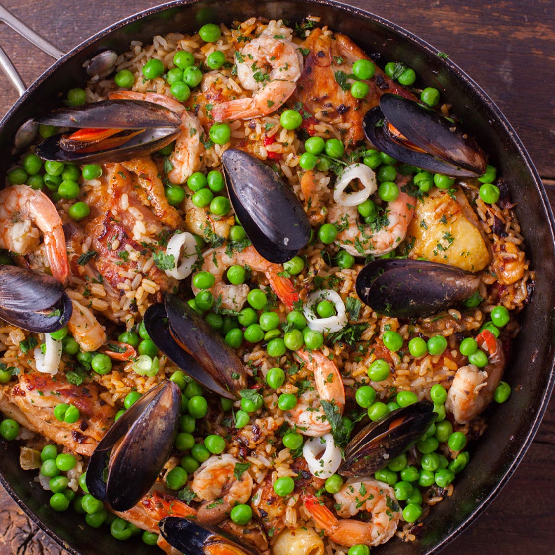 Spanish Seafood Paella
