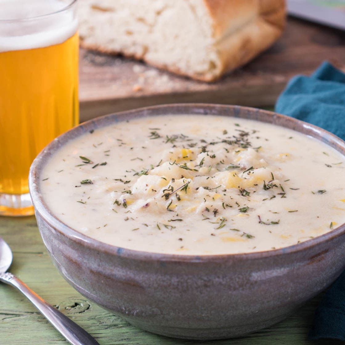 Creamy Potato Leek Soup