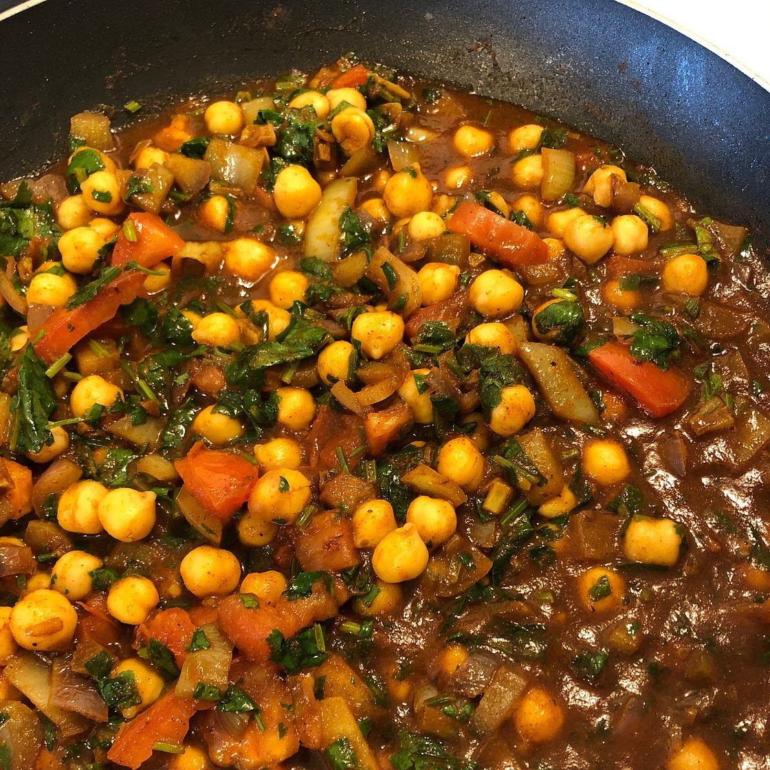 Indian Chole Aloo Tikki