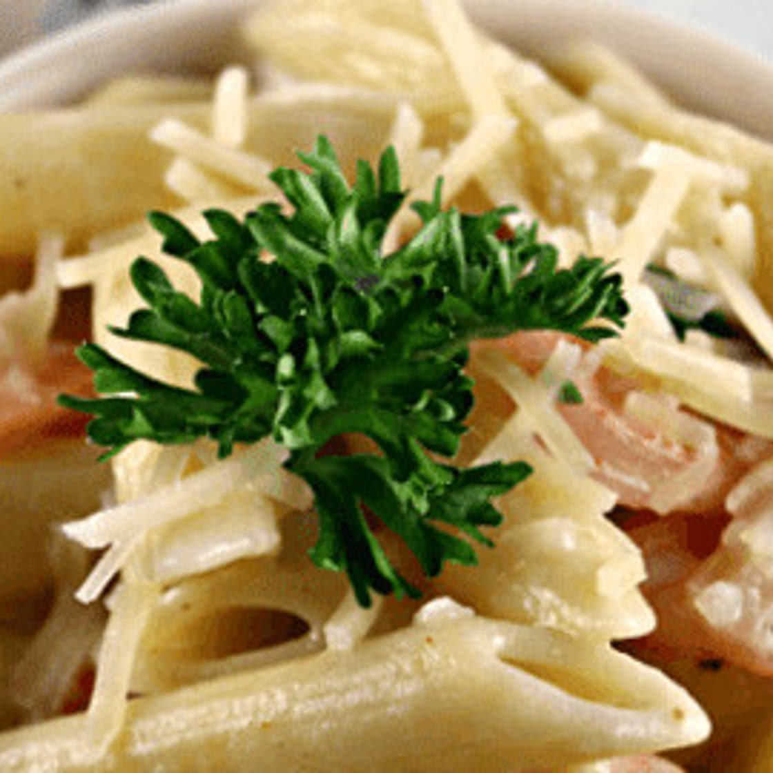 Shrimp Penne with Garlic Sauce