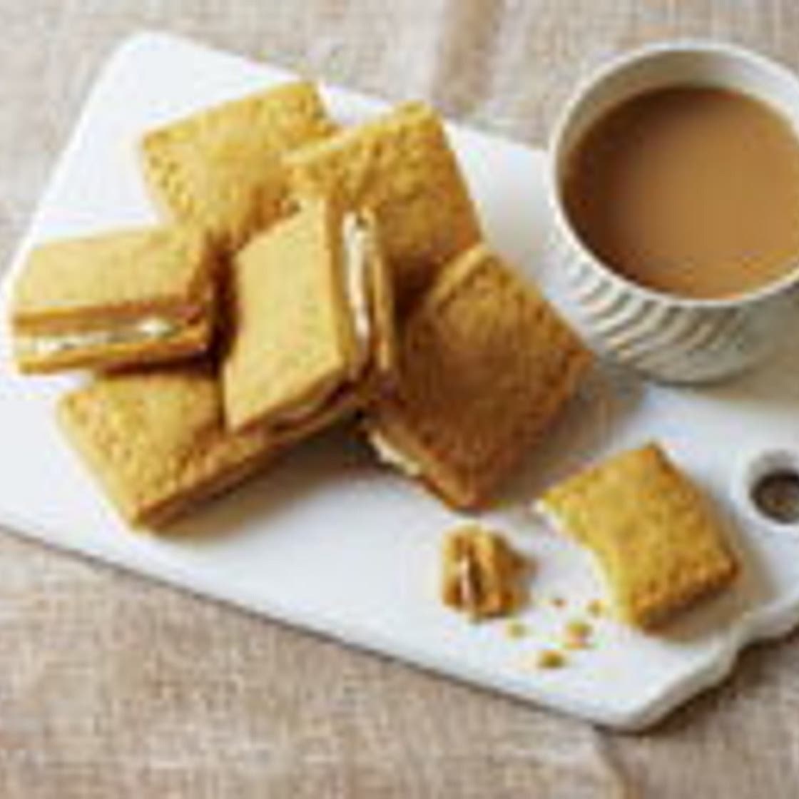 Homemade custard creams