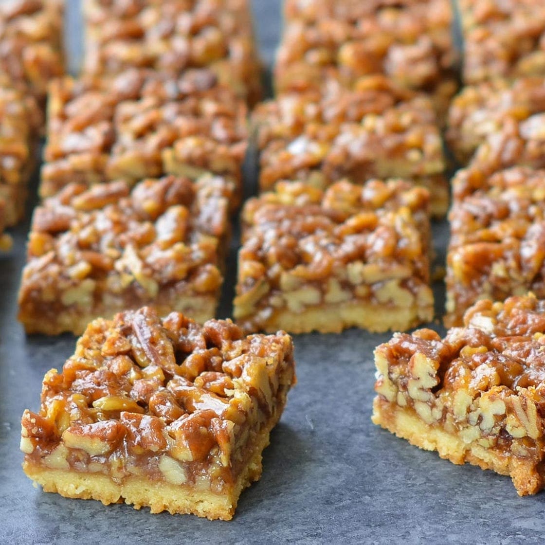 Pecan Shortbread Squares