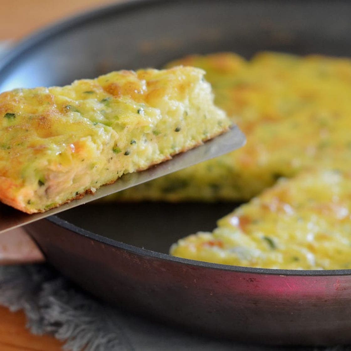 Zucchini & Cheddar Frittata