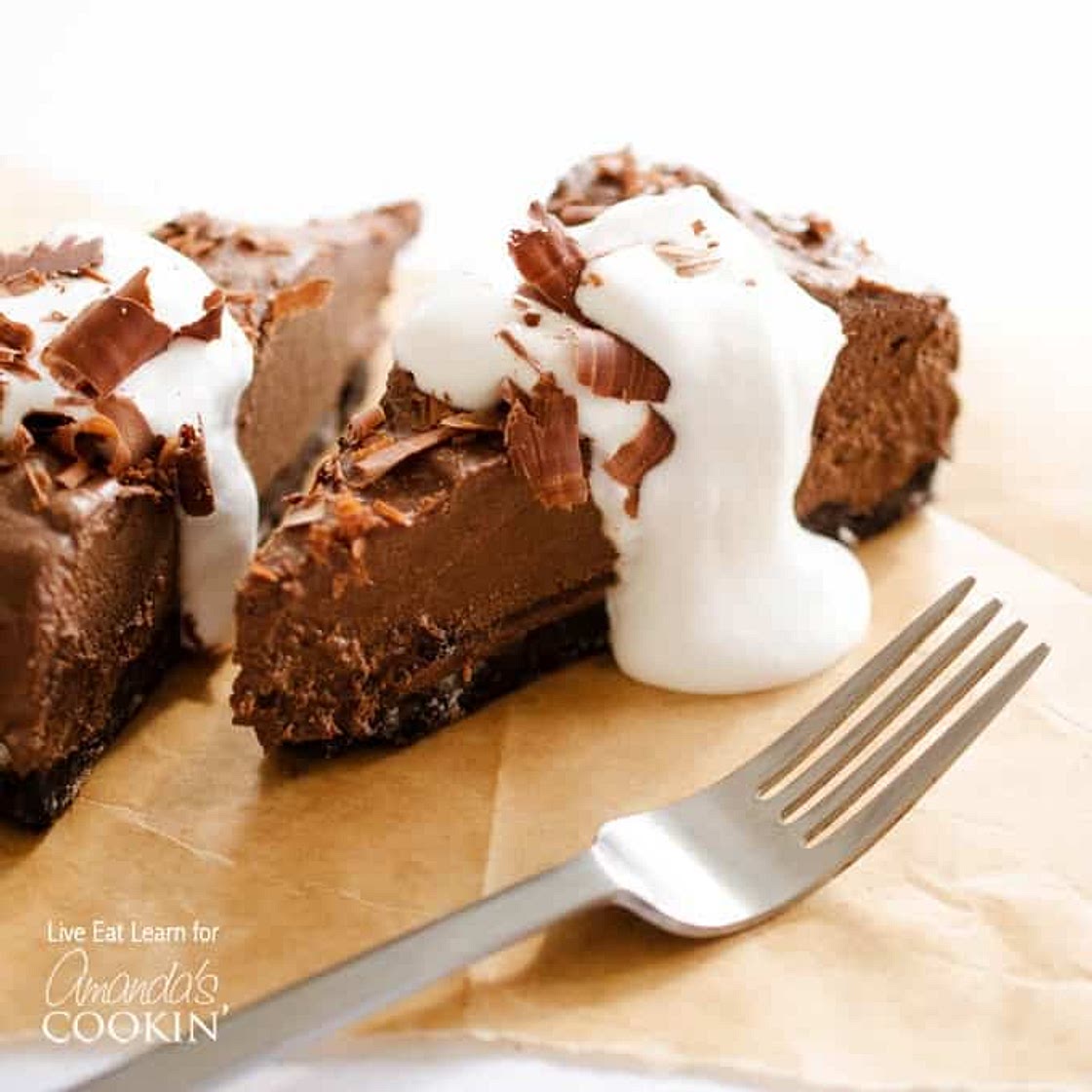 Avocado Chocolate Mousse Cake