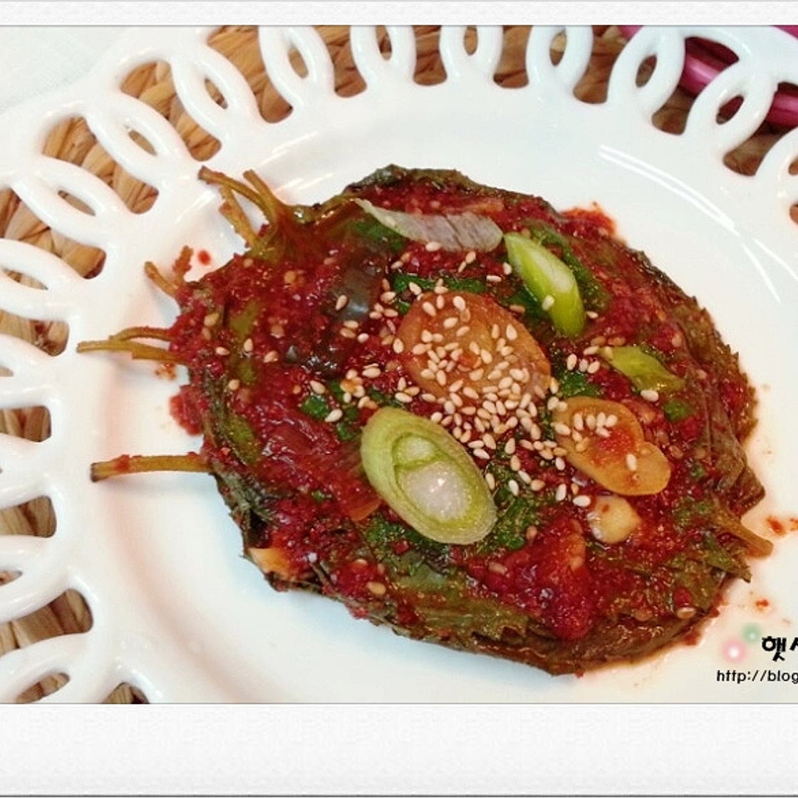 초간단 전자렌지 깻잎 찜 만드는 법 