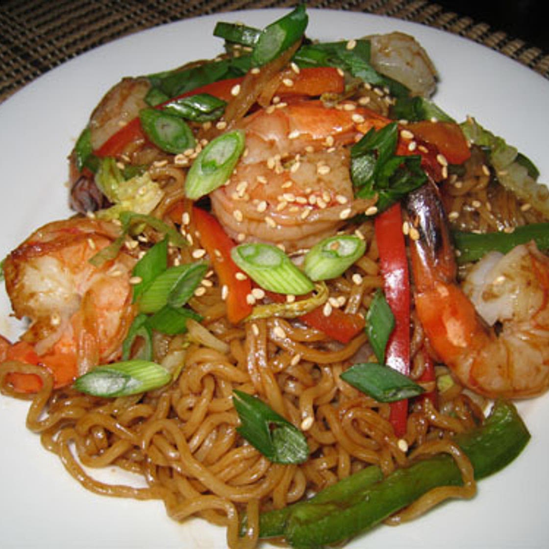 Ebi Yakisoba (Shrimp and Fried Noodles)
