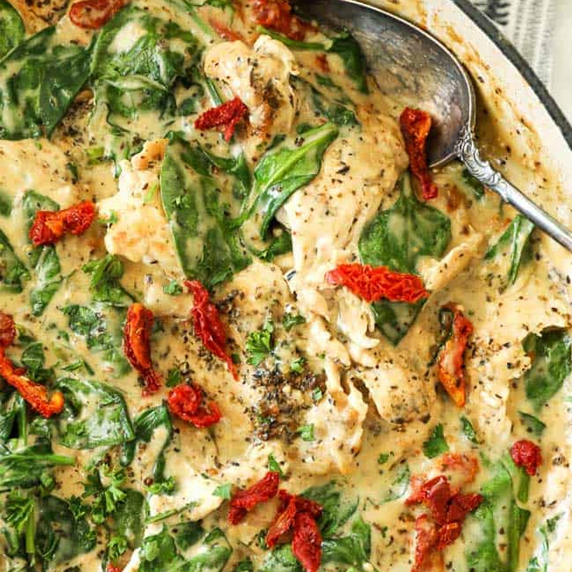 Creamy Tuscan Chicken (Paleo + Whole30)