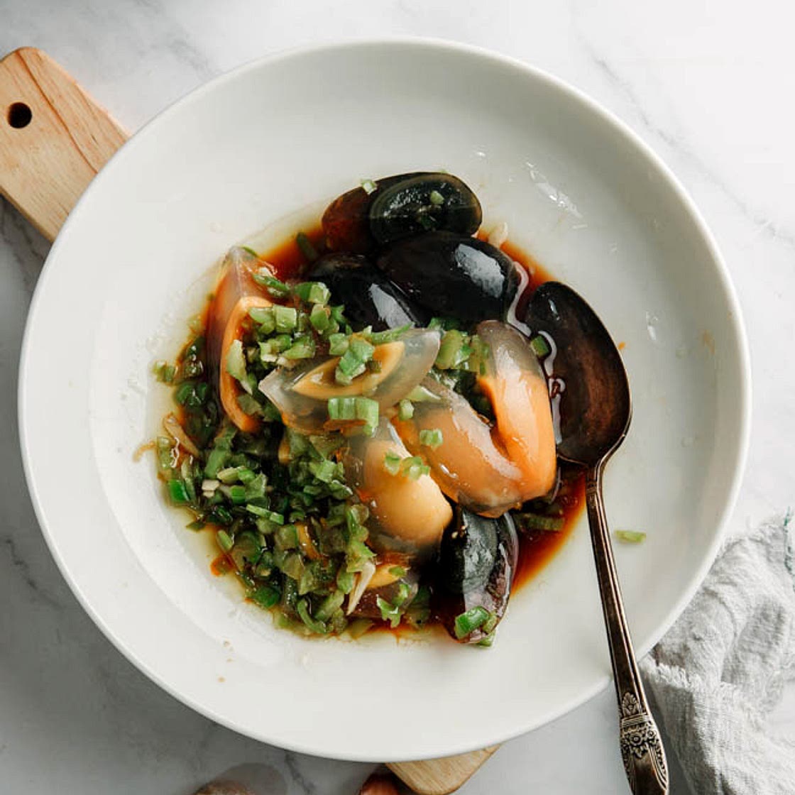Century Egg Salad (Pidan Salad)