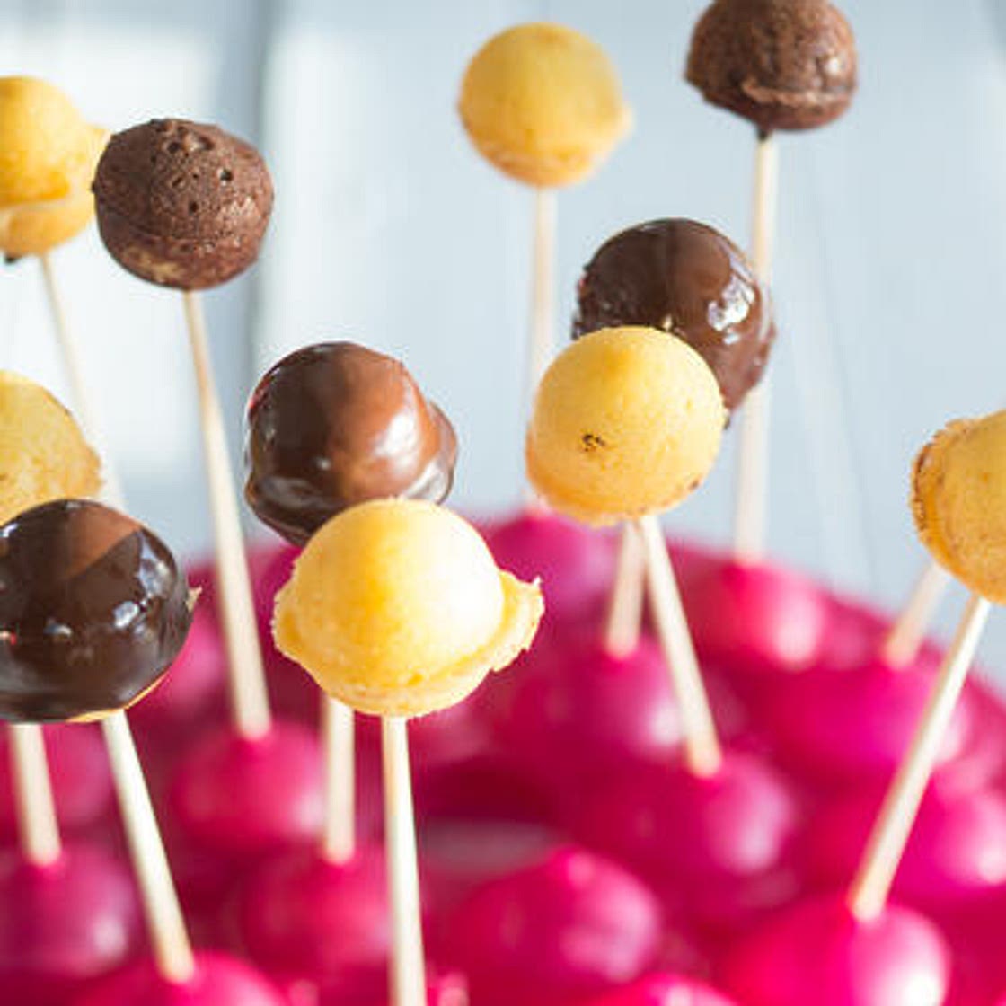 Cake Pops aus der Cake Pops Backform