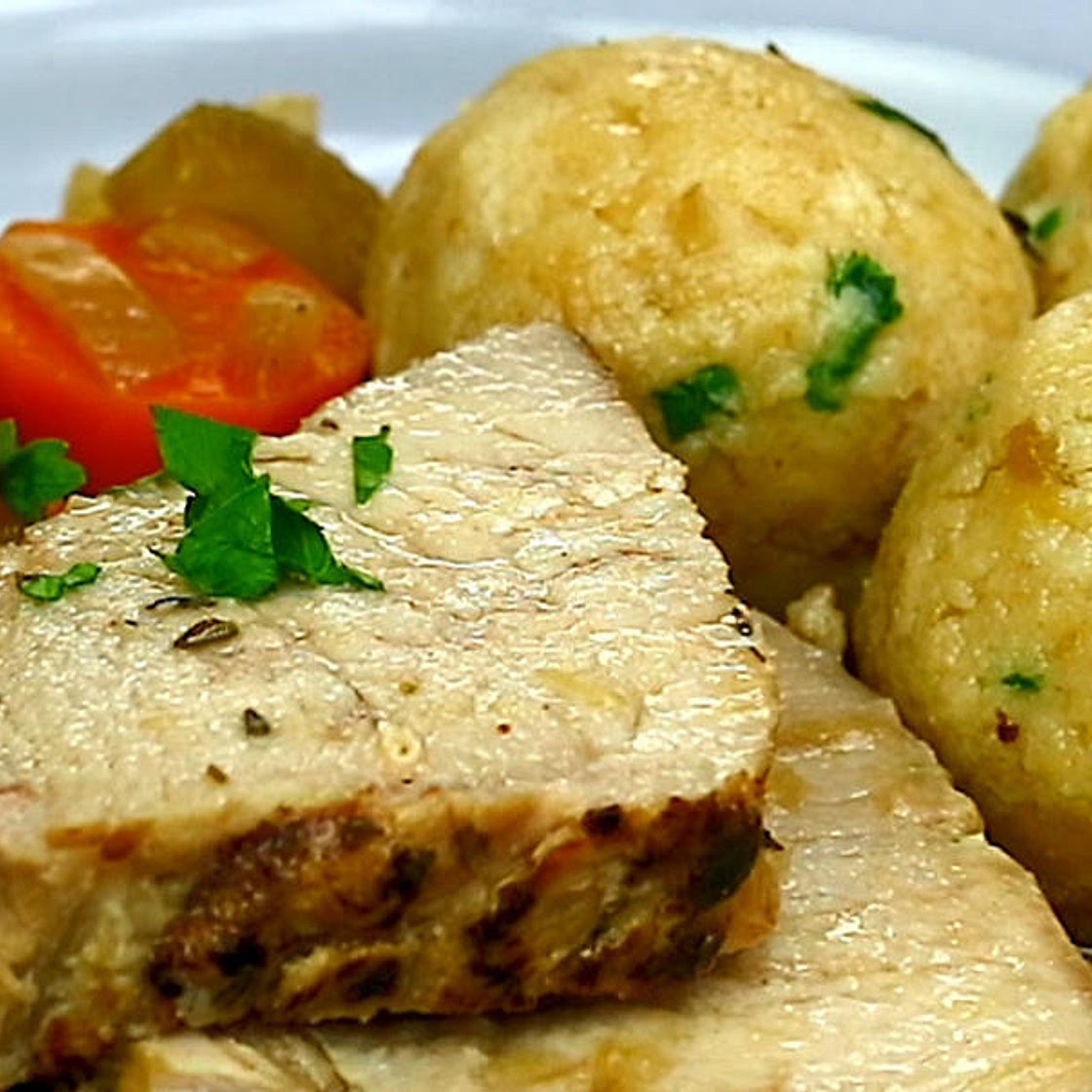 Niedrigtemperatur Schweinebraten