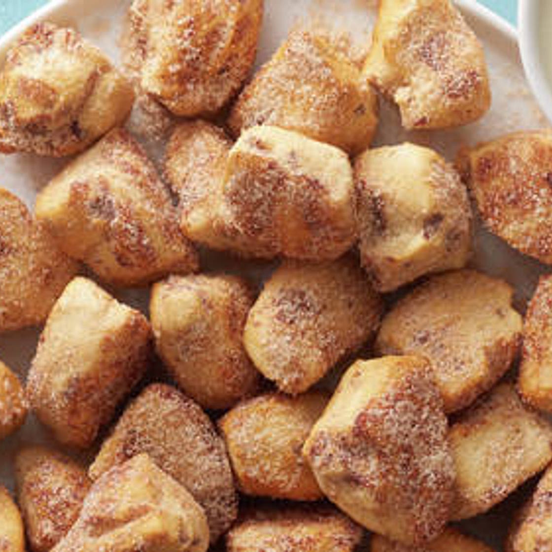 Air Fryer Cinnamon Roll Bites