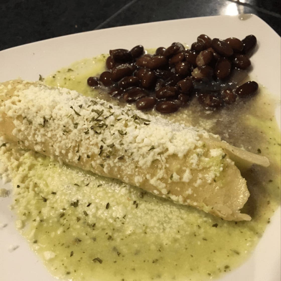 Enchiladas Suizas con Pollo
