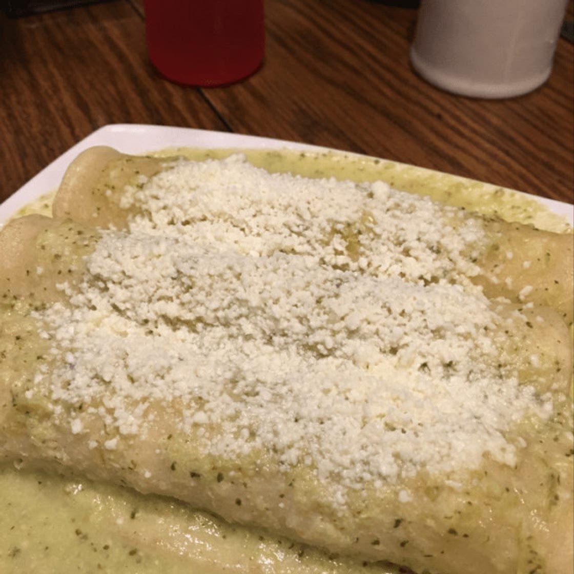 Enchiladas Suizas con Pollo