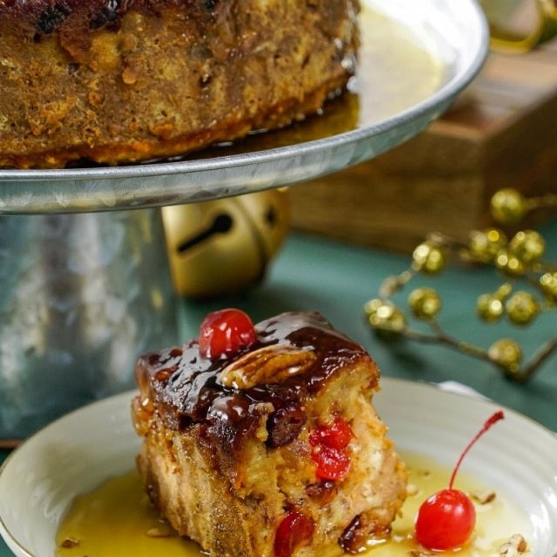 Budín de Pan Duro con Frutos Secos