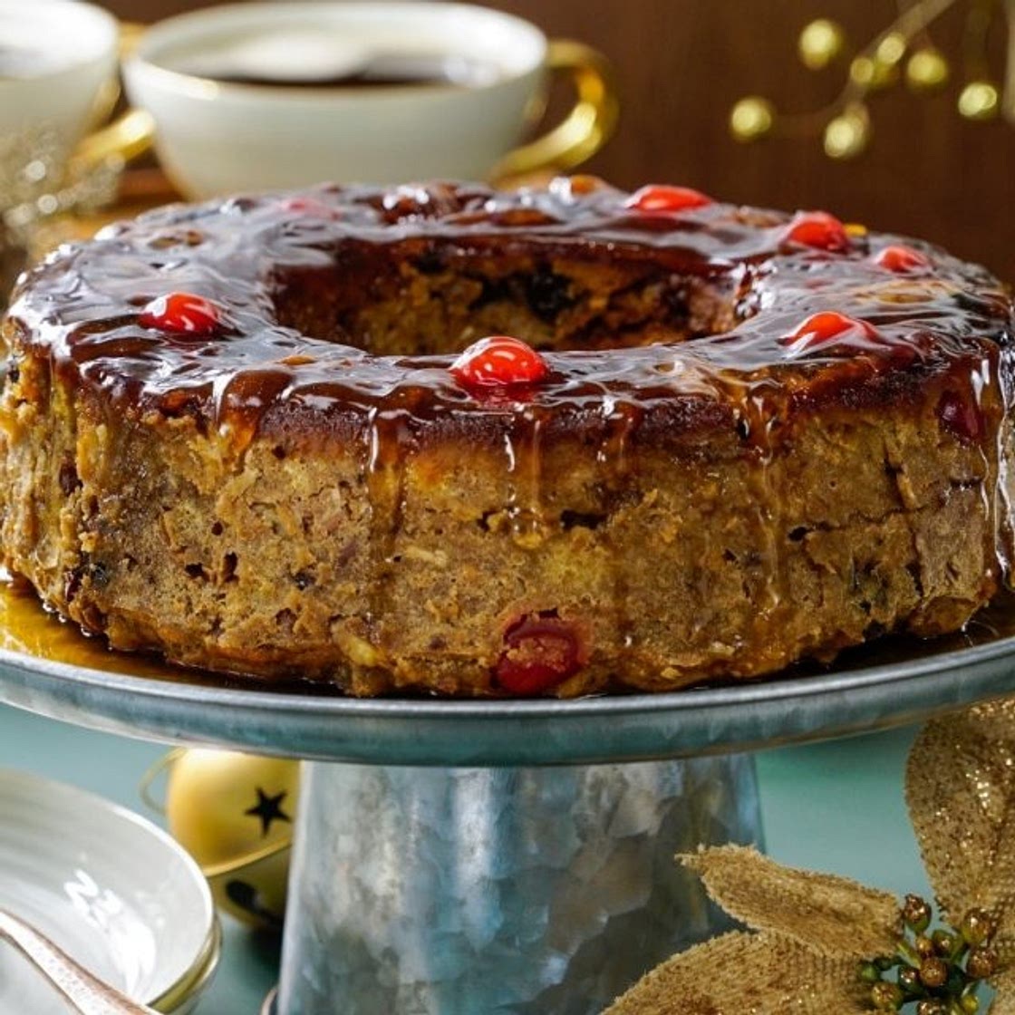 Budín de Pan Duro con Frutos Secos