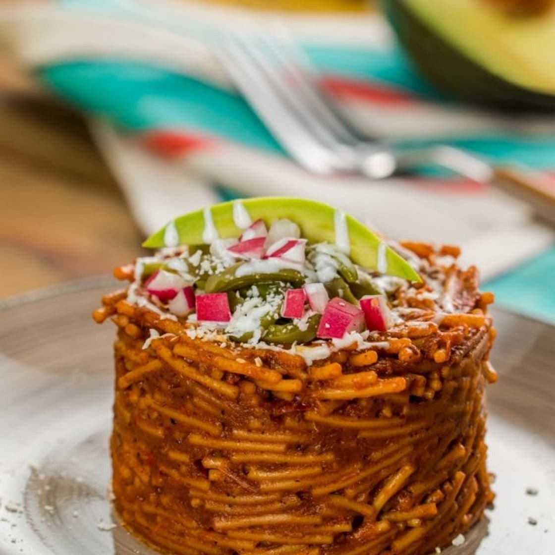 Delicioso Fideo Seco a los 3 Chiles