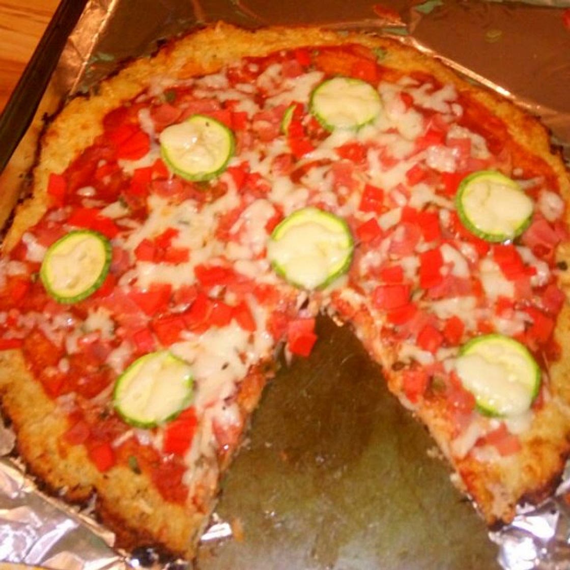 Vegetable Pizza without Flour