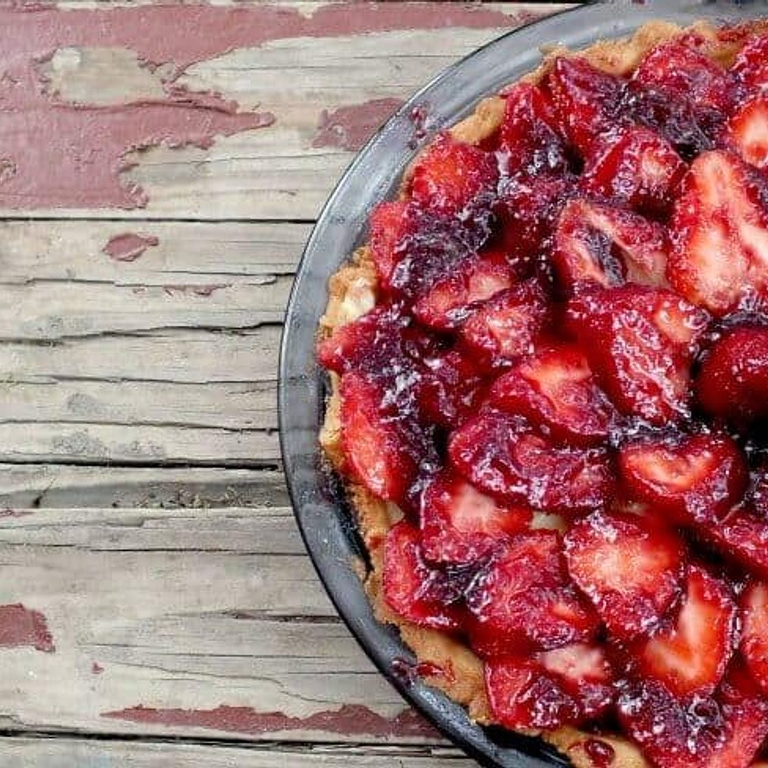Strawberries and Cream Tart