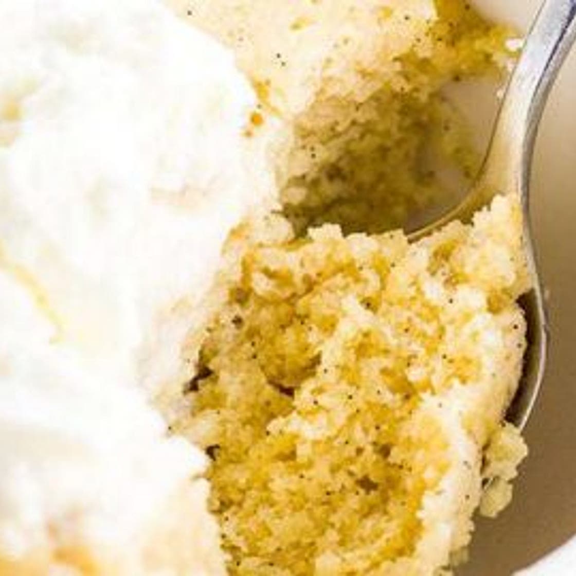 Easy Keto Paleo Vanilla Mug Cake Recipe