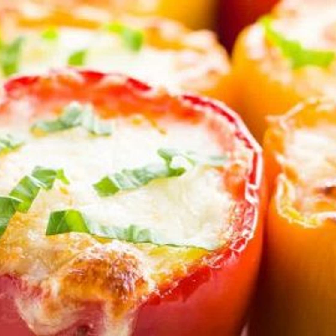 Low Carb Keto Lasagna Stuffed Peppers Recipe
