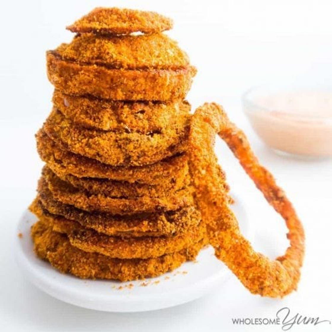 Cajun Low Carb Onion Rings (Paleo)